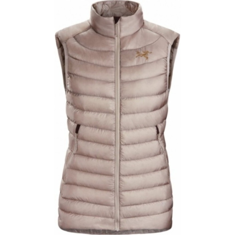 Arcteryx Cerium LT Down Vest Womens Small Taupe Brown Puffer 850-Fill Insulated
